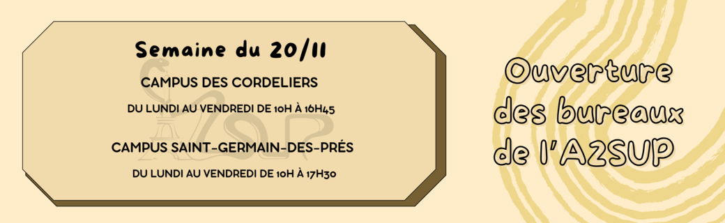 Ouverture des bureaux