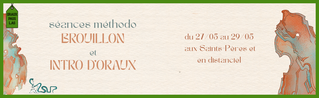 Séances Intro d'oraux et méthodo brouillon