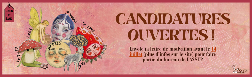 Candidatures bureau - dernières infos 